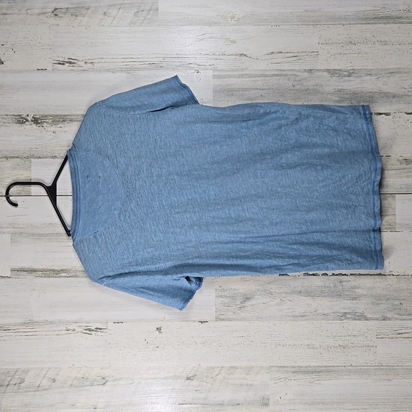 3/$15 garcia jeans light blue short sleeve thin tshirt mens size medium - Picture 2 of 7